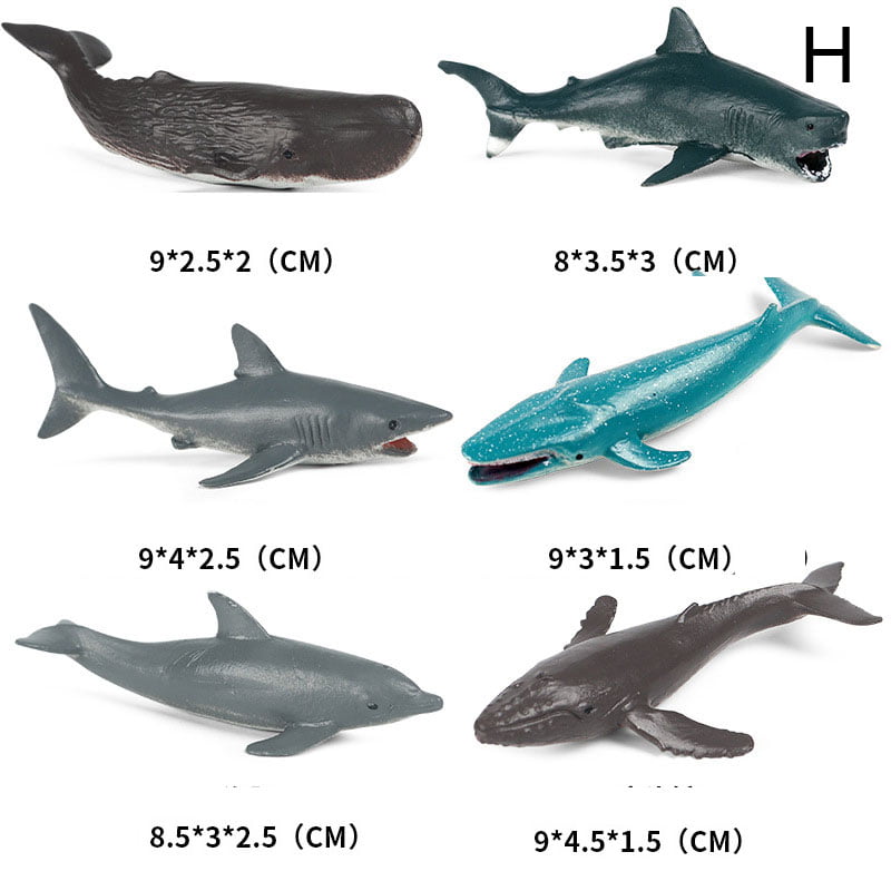 Lifelike Shark Shaped Toy Realistic Motion Simulation Animal Model for Kids 2020 