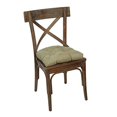 thumbnail image 2 of Klear Vu Twillo Large Overstuffed Non-Slip Gripper Chair Pad Cushion, 17" x 17", 2 Pack, Thyme 2 Count, 2 of 6