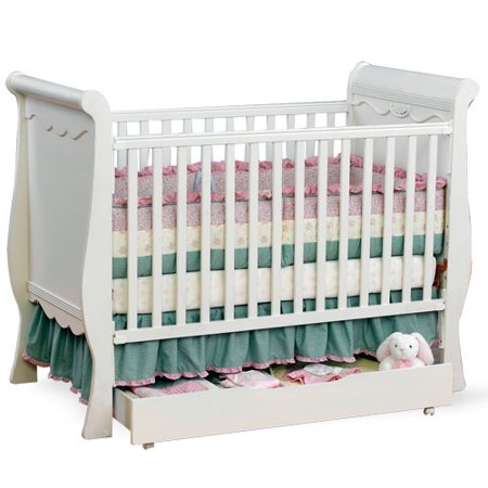 Simplicity Camille 4 In 1 Convertible Crib With Storage Cream