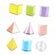 thumbnail image 3 of 9 piezas de formas geométricas plegables, sólidos geométricos 3D, material didáctico para profesores, material escolar de matemáticas, juguetes educat, 3 of 9