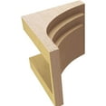 thumbnail image 6 of 9"W x 9"D x 9"H Wide Rockford Rough Cedar Woodgrain TimberThane Corbel, Primed Tan, 6 of 6