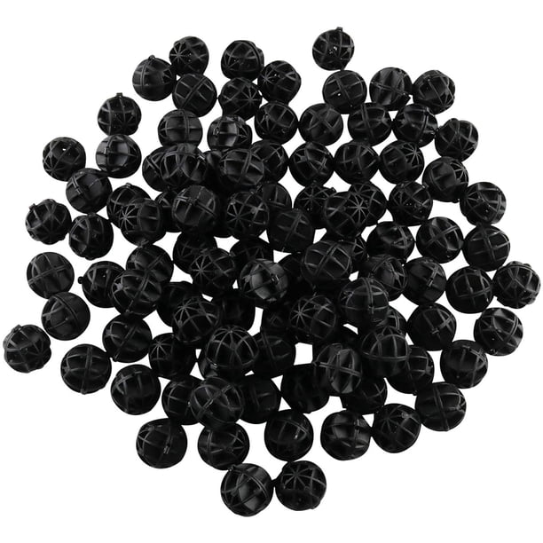 100 Uds. Medios de filtro de bolas biológicas con filtro de esponja para acuario, tanque de medios, bolas biológicas, para pecera, acuario, medios de filtro para estanque Sailing Electrónica
