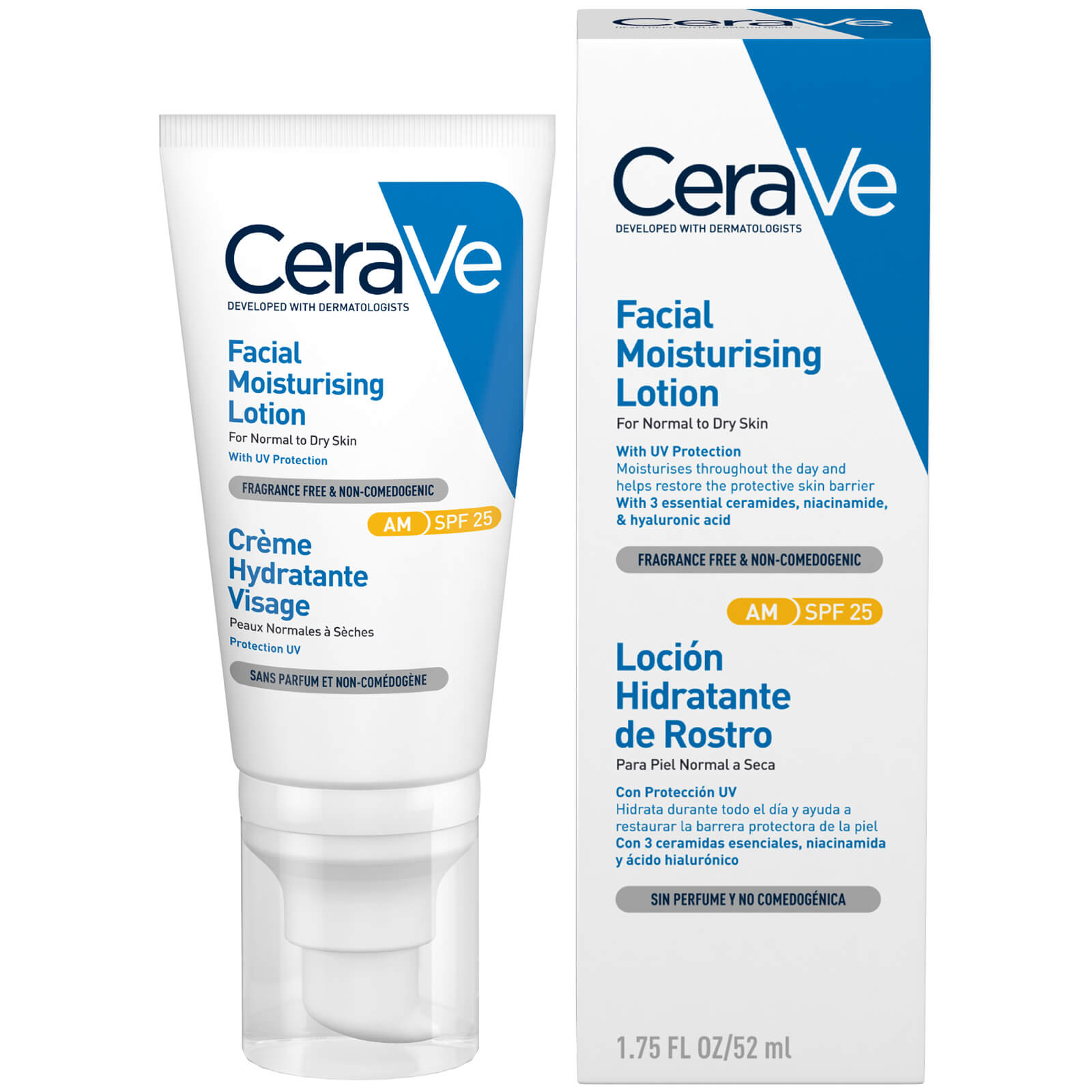 Cerave Facial Moisturising Lotion SPF25 for Normal to Dry Skin 52 ml 1.75 fl. oz