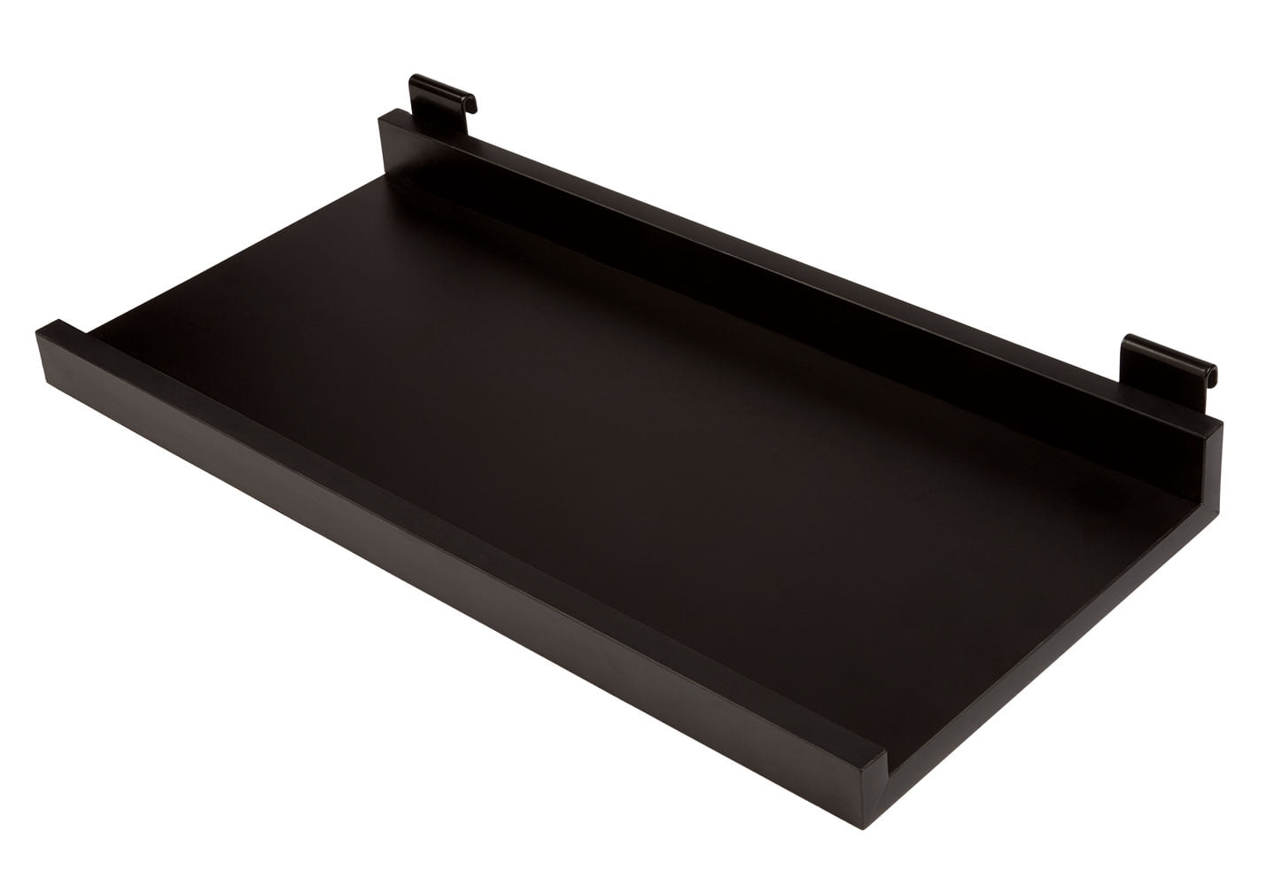 Black Melamine Shelf Kit 11½”D X 24”L For Wire Grid