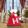 thumbnail image 5 of WEGFTDUOP Christmas 26 Letter Candy Bag Embroidered Knitted Gift Bag Christmas Decoration Mini Hanging Bag, 5 of 5