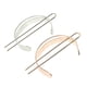 thumbnail image 2 of U Shaped Alloy Hair Sticks Vintage French Style Elegant Silver Rose Hair Pins for Women Updos and Styles, 2 of 3