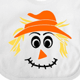 thumbnail image 4 of Inktastic Halloween Scarecrow Male Face Boys or Girls Baby Bib, 4 of 4