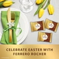 thumbnail image 5 of Ferrero Rocher Premium Milk Hazelnut chocolate squares, Individually Wrapped Chocolates, Great for Sharing or Gifting, 3.7 oz, 5 of 16