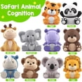 thumbnail image 4 of Juguetes de aprendizaje para niños de 1,2,3 años, 20 piezas de juguetes de animales de safari, habilidad para contar, combinación de colores, juego de motricidad fina, regalo educativo de Navidad, cum, 4 of 4