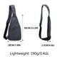thumbnail image 2 of Mochila bandolera TOLOG Anti-Thief Bandolera en el pecho, gris, 2 of 7