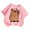 Pink, variant on Shirts for Girls Size 6 Girls Summer Short Sleeve T Shirt Casual Round Neck Printed Top for Kids Daily Wear Sch+ool Outdoor Play Comfortable Tee, Size 10-12 Years