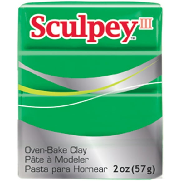Sculpey III Polymer Clay 2oz-Emerald