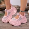 thumbnail image 1 of MKLEKYY Sandalias Ortopédicas para Mujer, Sandalias de Plataforma de Malla de Color Sólido A La Moda de Verano para Mujer, Zapatos Cómodos y Transpirables, 1 of 5