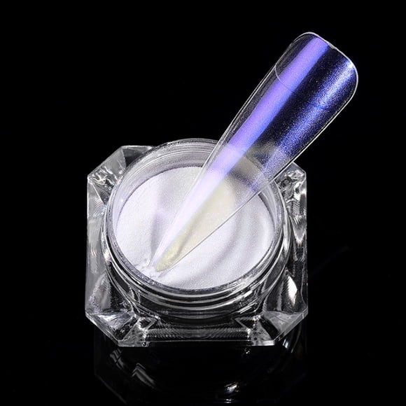 10# Iridescent Aurora Nail Powder - 9g Ultra-Fine Holographic Glitter for Mermaid/Star/Savanna/Treasure Nail Art, Color-Shifting Mirror Effect, Safe & Easy Application for Salons & Beginners, with