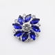 thumbnail image 5 of Floral Rhinestone Glass Button DIY Hand Decorated Button Shirt With, 5 of 5