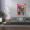 thumbnail image 4 of Epic Graffiti 'Elephant in Charge' by Dean Russo, Canvas Wall Art, 40"x54", 4 of 8