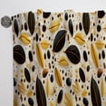 thumbnail image 4 of Designart "Neutral Botanical Blend II" Botanical Room Darkening Curtain Single Panel, 4 of 6