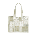 thumbnail image 3 of Women's Quilted Tote Bag, Floral/Gingham, 3 of 4