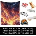 thumbnail image 6 of Lightning Bolt Blanket - Lightning Bolt Throw Blanket Lightning Bolt Gift Blanket for Girls Lightning Blanket for Adults Kids Lightning Fleece Blanket Camping, 60" x 50", 6 of 6