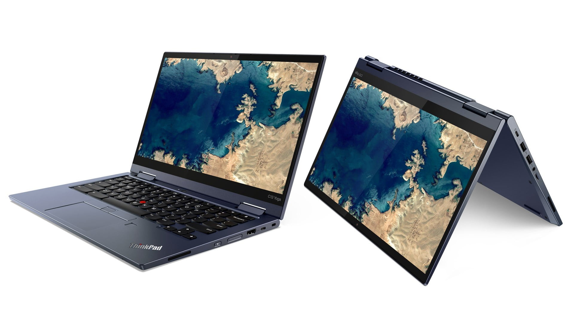 USED Lenovo ThinkPad C13 Yoga Gen 1 Chromebook 20UX - Flip design - Athlon Gold 3150C / 2.4 GHz - Chrome OS - Radeon Graphics - 4 GB RAM - 32 GB eMMC
