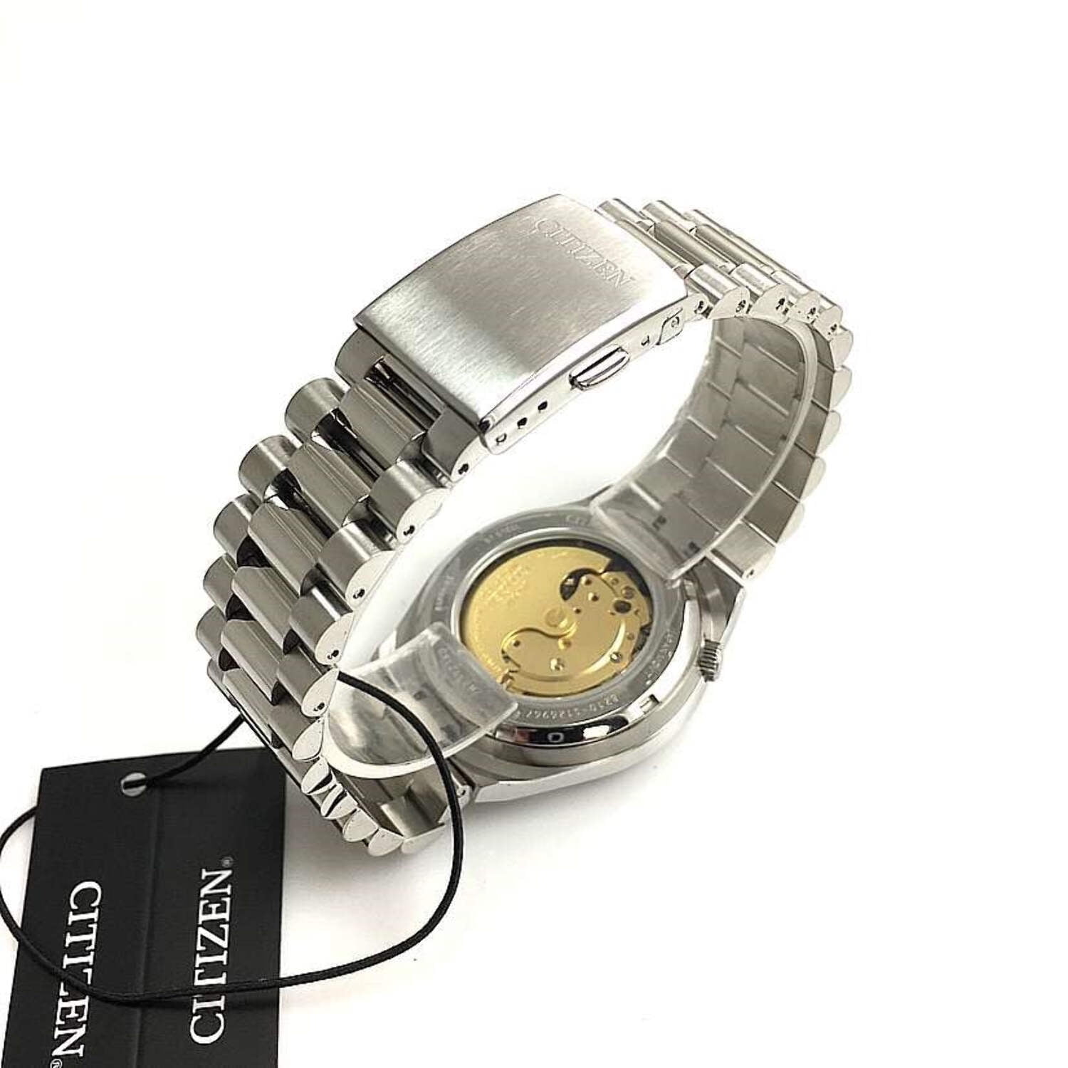 Citizen Men's Automatic Watch with Black Dial, Silver-Tone Citizen Men's Automatic Watch with Black Dial, Silver-Tone