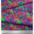thumbnail image 1 of Soimoi Crepe Silk Fabric Multicolor Camouflage Print Fabric by Yard 42 Inch Wide, 1 of 1