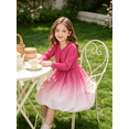 thumbnail image 5 of Lanbubble Girls 2 Piece Dress Set Sleeveless Bubble Dress with Cardigan & Side Pockets for Party Daily Wear Size 5-12Y, 5 of 6