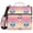 Cute Colorful Skull Head, variant on 3 Ring Zipper Binder with Shoulder Strap Waterproof Trapper Keeper 2 Inch D-Ring 500 Sheets Capacity Cute Cartoon Strawberry