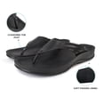thumbnail image 6 of AEROTHOTIC Arch Supportive Strappy Orthotic Comfortable Flip Flops Cushion Soft Toe Post Non-Slip Summer Casual Travel Walking Thong Sandals Women Beach Essentials, 6 of 6