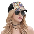 thumbnail image 5 of Lsque Snake Printed Trucker Hat - Baseball Cap for Men Women - Breathable Mesh Side, Adjustable Fit - for Casual Wear, 5 of 7