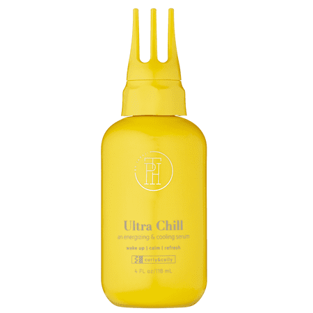 TPH BY TARAJI Ultra Chill Cooling Hair Serum with Aloe Vera, Biotin, Tea Tree Oil & Avocado Oil | Scalp Treatment for Dry Damaged Hair | Curly Hair Product, 4 oz (Pack of 6)
