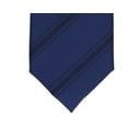 thumbnail image 3 of Alfani Men's Trinity Stripe Slim Necktie Blue, 3 of 3
