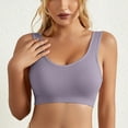 thumbnail image 2 of Durtebeua Womens Sports Bras Front Closure Padded Sports Bra High Neck Crop Tops, 2 of 4