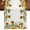 White, variant on Table Runners 108 Inches Long Dress Scarves, Eucalyptus Leaves Farmhouse Coffee/Dining/Kitchen Table Runner for Living Room, Sunflowers Spring Watercolor Country Floral Bee 13x108 Inch