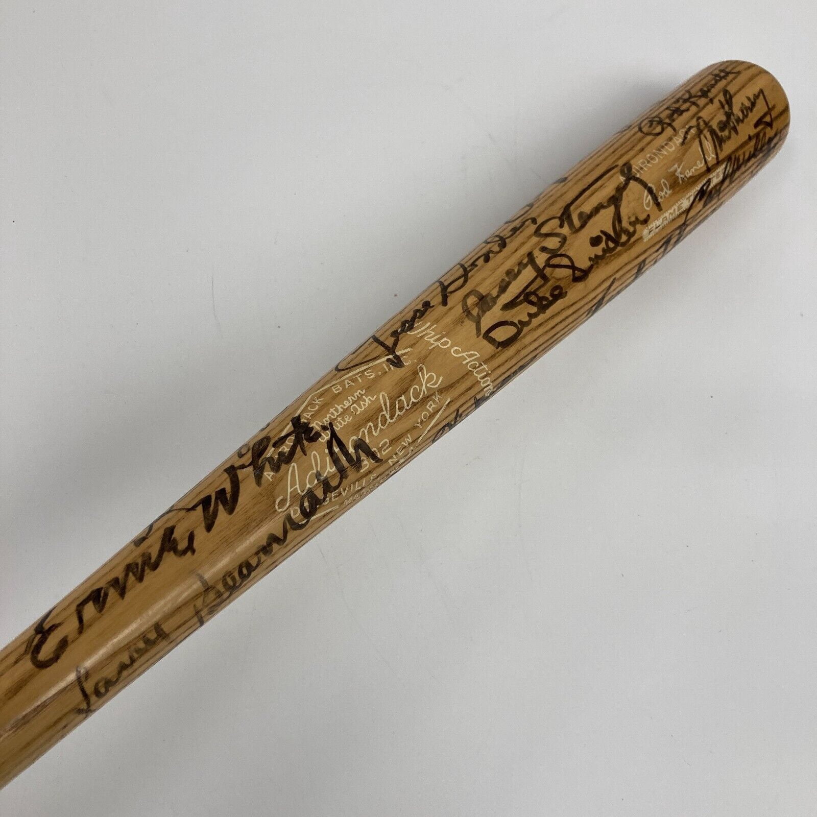 1963 New York Mets Team Signed Game Issued Baseball Bat 20+ Sigs JSA COA