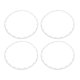 thumbnail image 5 of Anillo de protección de llanta de rueda de 20 pulgadas, embellecedor de bordes de rueda, accesorios de decoración de neumáticos de repuesto para modelo Tesla Y blanco, 4 Uds., 5 of 9