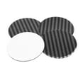 thumbnail image 2 of Unique Bargains Car Wheel Centre Hub Cap Sticker Emblem Badge Carbon Fiber Pattern 4pcs, 2 of 4