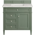 thumbnail image 6 of James Martin Vanities 650-V36-3Ejp Brittany 36" Single Basin Poplar Wood Vanity Set -, 6 of 7