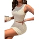 thumbnail image 3 of Conjunto de top corto y chaleco para mujer Qarigey traje de moda de verano blanco XS, 3 of 6