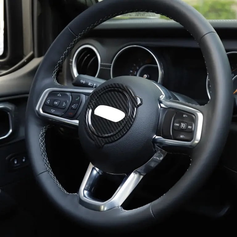 CheroCar Real Carbon Fiber Gear Shift Trim Kit (10pcs) For Jeep Wrangler JK 2007-2010