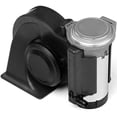 thumbnail image 2 of Snail Air Horn with Relay Wire Harness 24V 150Db Super Loud Two Tone Car Horn for Truck Motorcycle, 2 of 5