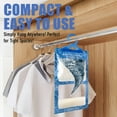 thumbnail image 4 of Moisture Absorber Bags, CAREHE, Hanging Dehumidifier for Closet, Wardrobe & Bedroom – Odor Eliminator & Dampness Control, 10 Pack, 4 of 8