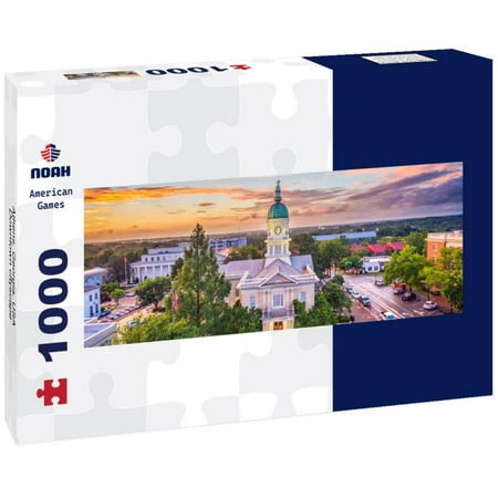 Athens, Georgia, USA Downtown cityscape 1000pc Panoramic Puzzle