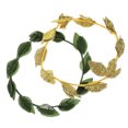 thumbnail image 4 of WORGEOUS Tocado de la corona de hojas de 2 piezas tocado de hojas romanas para cosplay jugando accesorios de mascaradas, 4 of 9