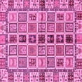 thumbnail image 1 of Ahgly Company Indoor Square Oriental Pink Modern Area Rugs, 4' Square, 1 of 4