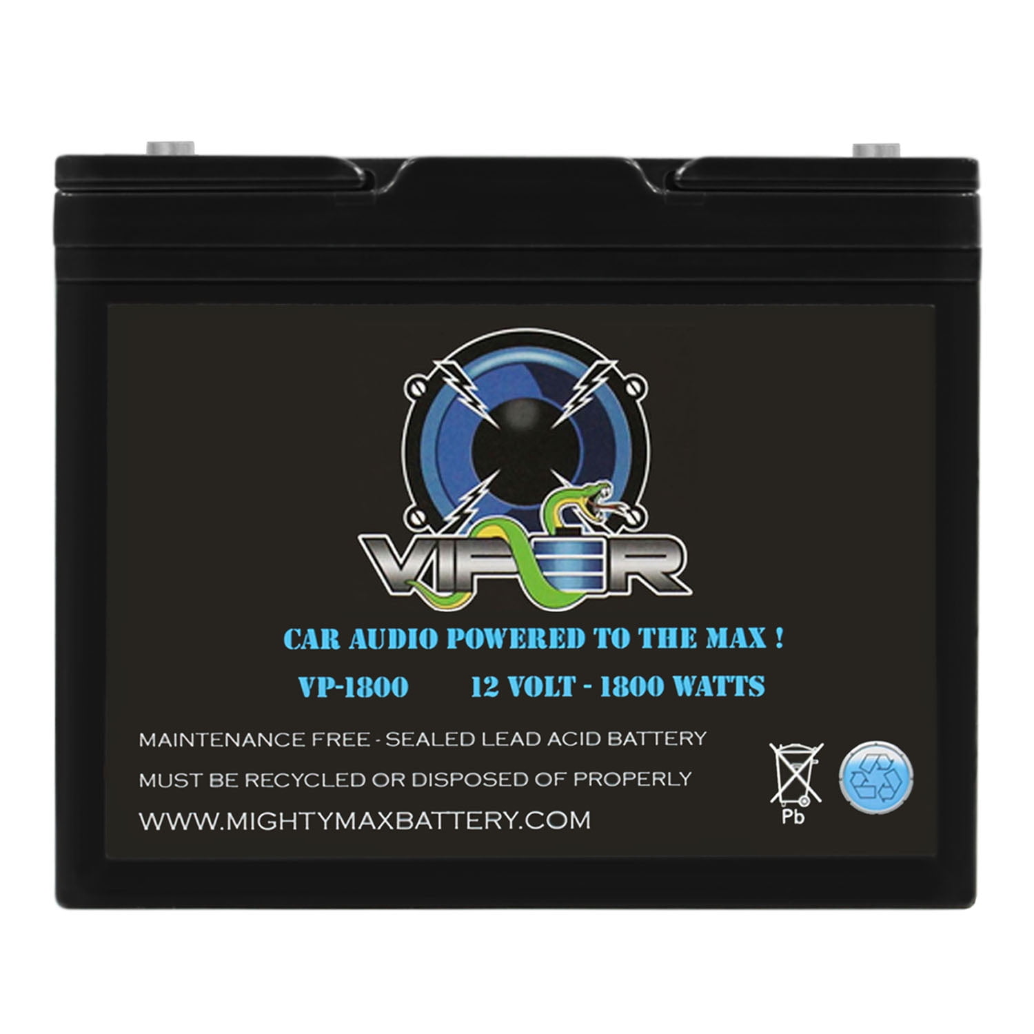 Viper Vp 1800 12v 1800 Watt Power Battery To Power Car Stereo System Walmart Com Walmart Com