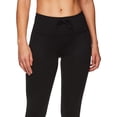 thumbnail image 4 of Reebok Womens Momentum Capri Compression Athletic Pants, Black, X-Large, 4 of 5