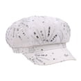 thumbnail image 4 of Lady's Sequin Newsboy Caps Breathable Lightweight and Comfortable Hats for Women White One Size, 4 of 4