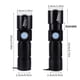 thumbnail image 2 of Linterna Para Exteriores Tipo De Cabezal De Enfoque Giratorio Linterna Carga Usb Linterna Luminosa Con Interruptor Táctil Para Acampar Al Aire Libre Kearding HA022468-00, 2 of 7