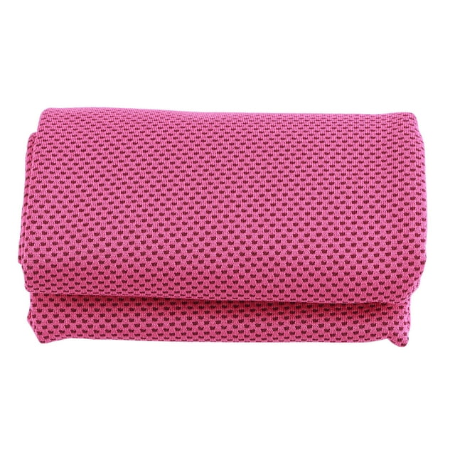 Super Breathable Cooling Effect Towel For Sports Gym Workout Magenta